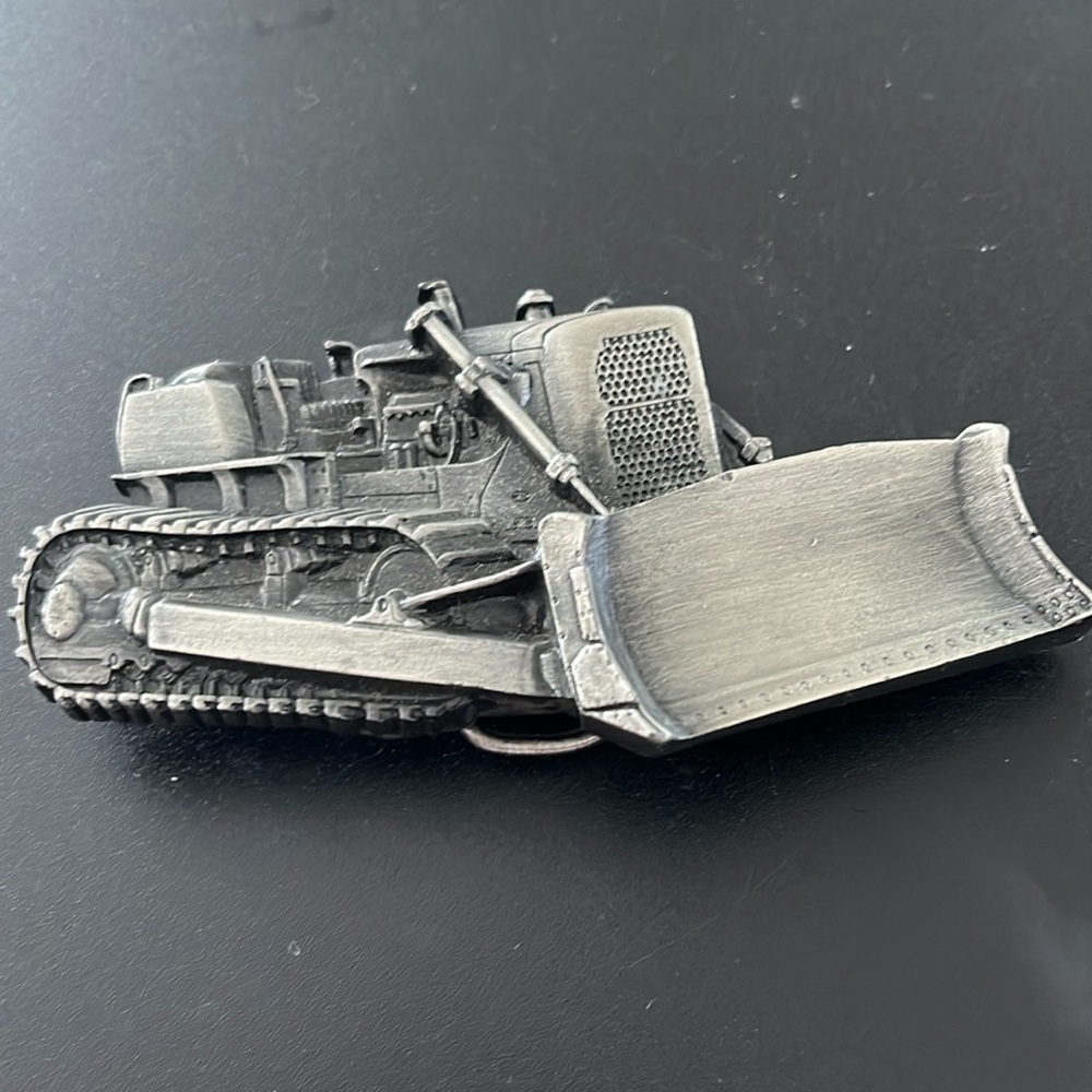 1978 Brass Works Tractor Bulldozer Belt Buckle
